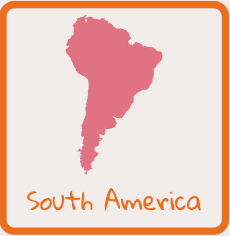 South America (15+ areas)